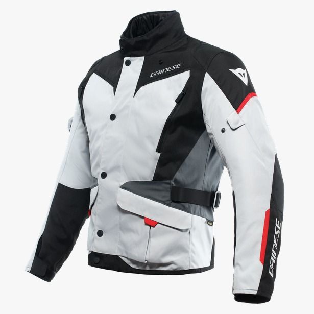 Dainese Tempest 3 D-Dry® Jacket Glacier-Grey/Black/Lava-Red : Delivery in 5 days